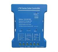 LTW Controlador de carga solar 20A para PWM 12V/24V/36V Auto, WiFi App Remote For Acid for lifepo4 para batería Off-Grid System (LTW2430)
