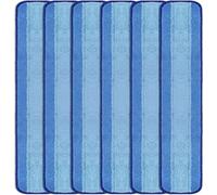 ltwhome 24 "microfibra mopa comercial Pads Fit para húmedo o seco de limpieza de suelos AEQW-WER-AW131198, Azul, 1