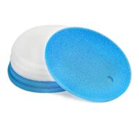 LTWHOME - Alfombrilla de repuesto compatible con espuma de filtro y poly para Tetra Pond Clear Choice Biofiltre (paquete de 6)