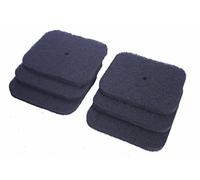 Sin marca Esponja Carbono de Filtro de reemplazo para Catit Hooded con Jumbo Pan de Gato Codes 50695, 50696, 50700, 50701, 50702 (6 Piezas)