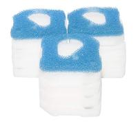 LTWHOME Esponja de filtro apta para Eheim Pro 4+ Professional 4 250, 250T, 350, 350T, 600 y Pro 4e 350 (3 azules y 12 blancos)