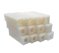 LTWHOME Esponja de filtro de cartucho compatible ajusta Eheim 2012 Pickup Filter 2617120 (12 piezas)