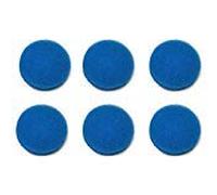 LTWHOME Estera de esponja de filtro media gruesa azul adecuada para Eheim Ecco Pro 130/200/300 Ecco 2232/2234/2236 (6 piezas)