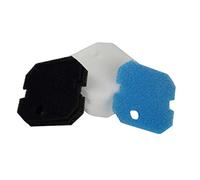 LTWHOME Estera de Filtro Esponja de filtrado Gruesa de carbón y Esponja de filtrado Fina de reemplazo para Eheim Professional Pro 2 2226/2326/ 2026/2128 and Experience 350 (8 Piezas por 1 Estera)