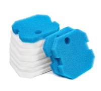 Sin marca Estera de Filtro Esponja de filtrado Grueso Azul y Esponja de filtrado Fino Blanco de reemplazo para Eheim 2616220 Professional 2222/2324 y Experience 150/250/250T(9 Piezas por 3 Estera)