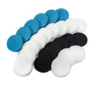 LTWHOME Filtros de carbón, filtros gruesos y almohadillas de filtro fino serie compatibles con Eheim Classic 2217/600 2616175 (paquete de 24)