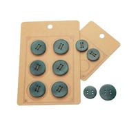 LTWHOME INOTIONSTYLE JADS00629K - Juego de botones prémium de 20/25 mm, 4 agujeros, color azul oscuro, 16 unidades