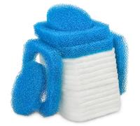 LTWHOME Juego de almohadillas de espuma gruesa y polar de repuesto para JBL CRISTAL PROFI, e 150X/e 190X UNIBLOC, SymecPad (paquete de 16)