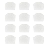 LTWHOME - Juego de filtros de forro polar compatibles con Oase BioPlus 50, 100 y 200 (12 unidades), color blanco
