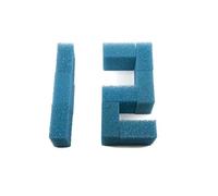 Sin marca Estera de esponja de filtro gruesa de 12 piezas Pecera ajusta Juwel Compact