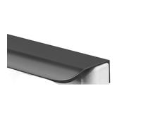 LTYKNGH Tirador Oculto Manija de puerta Invisible, perillas cajón armario minimalista moderno, tiradores cocina, herrajes for muebles con manija oculta(Black,Length-200mm)