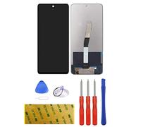 LTZGO Pantalla LCD Compatible con Xiaomi Redmi Note 9S, Redmi Note 9 Pro Negro Táctil Reemplazo Reparación Repuesto Ensamblaje Digitalizador con Herramientas Kit Cinta Adhesiva - sin Marco