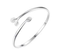 Lu Cky - Pulsera para mujer, diseño de flor Gu Ardian Go, versátil, aretes de flores para mujer, talla única, Metal, No es una piedra preciosa