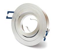 'Lu de mi - Foco empotrable (aluminio marco de montaje"Plata redondo SD de 1046, GU10, orientable