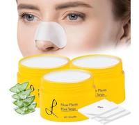 Lu-elle Nose Plants Pore Strips,Blackhead Remover,Deep Cleansing Pore Strips,Blackhead Mask with Strips,Blackhead Remover Peel off Mask,Nose Pore Cleanser Purifying Face Mask for Nose & Face (3 Pcs)
