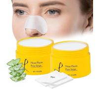 Lu-elle Nose Plants Pore Strips,Blackhead Remover,Deep Cleansing Pore Strips,Blackhead Mask with Strips,Blackhead Remover Peel off Mask,Nose Pore Cleanser Purifying Face Mask for Nose & Face (2 Pcs)