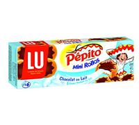 Lu Galletas rellenas de leche y chocolate con leche, bolsa hermética, paquete de 225 g