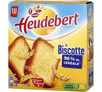 LU Heudebert La Biscotte 96% de cereal 290 g (lote de 6)