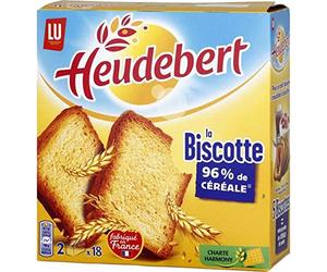 LU Heudebert La Biscotte 96% de cereal 290 g (lote de 6)