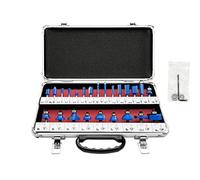 LU&MA - Juego de puntas de corte de lengua y ranura (2 piezas, mango en forma de T, cortador de sierra de fresado de madera, herramientas de carpintería para mejorar el hogar y bricolaje)