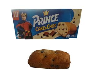 Lu Prince Galletas | Lu Galletas | Tortas Suaves Con Piezas De Chocolate | Lu Prince Choco Prince | 5.29 Onza De Peso Total | 150 Gramos Total