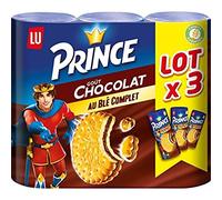 Lu Prince - Galletas rellenas de chocolate para niños, 3 x 300 g