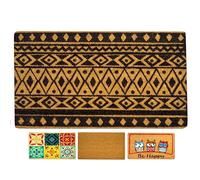 LUA VIKA Felpudo Entrada casa Originales - Figuras - 40x70 cm - Alfombra Entrada casa Exterior e Interior - Felpudo Coco - Resistente y Antideslizante