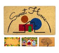 LUA VIKA Felpudo Entrada casa Originales - Sweet - 40x70 cm - Alfombra Entrada casa Exterior e Interior - Felpudo Coco - Resistente y Antideslizante