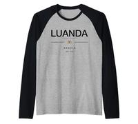 Luanda Angola Home Luanda África del Sur África Angoleña Camiseta Manga Raglan
