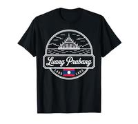 Luang Prabang Laos - Recuerdo de Viaje Retro Camiseta