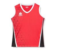 Luanvi Maglietta Sportiva da Donna | Modello Cardiff di Colore Rosso e Nero | Maglietta Senza Maniche - Taglia XXS, Camiseta sin Mangas Mujer, Multicolore, Standard