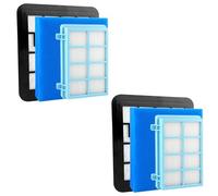 Luazvilkpsar 2 Piezas Kit de Filtros de Vacío, Filtro de Repuesto Compatible con Philips PowerPro Compact, PowerPro City y PowerPro Active, para FC9332 FC9331 FC8010/01 FC9555 FC9550 FC9334 FC9333