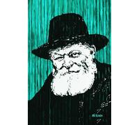 Lubavitch Rebbe Lined Journal: Contemporary Modern Portrait of Rabbi Menachem Mendel Shneerson
