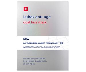 Lubex anti-age Dual Face Mask 4 Stück pro Packung