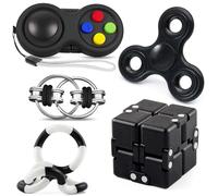Lubibi Bola de Engranajes Impresa 3D Turquesa - Juguete Fidget Steampunk con Mecanismo Giratorio, Alivio Ansiedad y TDAH para Niños/Adultos, Juego Sensorial Portátil de Diseño Premium