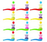 Lubibi Bolsas de Relleno de Bolas para Fiestas,12 Blow Pipe&Balls Pinata Toy Loot Party Bag Fillers Boda Niños,Juego de Tubos soplado de Bolas,Juego de Fiesta de cumpleaños de la Escuela recompensas