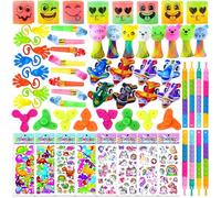 Lubibi Juguetes de Fiesta a Granel,regalos cumpleaños niños colegio,piñata cumpleaños infantil, premios de clase,Pegatinas Unicornio,bolsas cumpleaños infantil,Niñas Niños Carnavales Pascua Halloween
