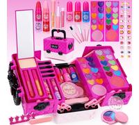 Lubibi Kit de Maquillaje para Niñas, Juguetes Lavables, Juegos de Belleza Cosméticos, Seguro y No Tóxico, Regalo de Princesa para Niñas 3-10 Años