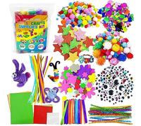 Lubibi Kits de Manualidades para Niños,Creativo Kit Manualidades,DIY Arts Crafts Materiales,Juegos de Manualidades Con Pompón, Cartón de Colores, Ojos Activos,Juguetes Educativos Regalo para 4+ Niños