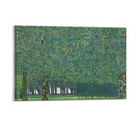 LUBOYANG Póster de Gustav Klimt The Park, póster impreso en lienzo para pared, pintura decorativa, marco, 60 x 90 cm