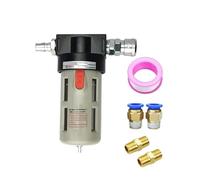 Lubricador de aceite y agua, Separador de aceite y agua for procesadores de aire BF2000, BF3000 y BF4000 de 1/4, 3/8 y 1/2 pulgadas con múltiples conexiones(BF3000,Use 6mm Fittings)