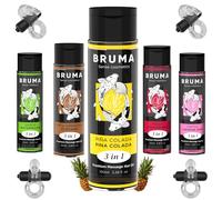 Lubricante 3 en 1 / Aceite de masaje Efecto Calor 100 ml/Gel para masajes / | Para Parejas | Base de agua Ultra Deslizante/Lubricante de sabores / (Piña)