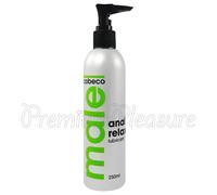 Lubricante Anal Relajante Para Hombres A Base De Agua Cobeco 250 Ml / 8.4 Oz