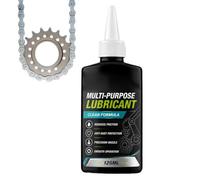 Lubricante de cadena de bicicleta 125 ml limpiador transparente de | reduce fricción y ruido en bici Ciclismo, Cross, Moto, Garaje, Carretera, Cable y Disco