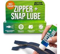 Lubricante de cremallera y cera de cierre, lubricante de grado marino para aplicar con facilidad en barco, lona, Bimini Snap, refrigeradores, traje de neopreno y traje de baño, sin ensuciar el aceite