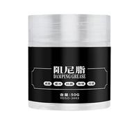 Lubricante para bisagras de inodoro: fórmula de grasa amortiguadora de 50 g, pasta lubricante para lavadoras mecánicas, compuesto de mantenimiento para reducción de ruido, solución de protección contr
