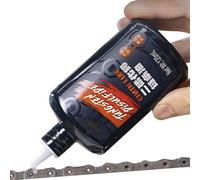Lubricante para cadena Mountain Bike 120 ml - Aceite para bicicleta, limpiador para mantenimiento de discos de freno, cojinetes de bicicleta, carretera y ciclismo