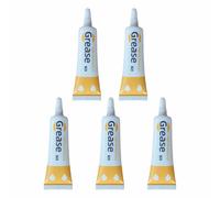 Lubricante Para Cremallera | Tubo De Grasa Lubricante Con Cremallera 5 Piezas,Lubricación Del Núcleo Cerradura, Reparación Atrapada, Mantenimiento Multifuncional De Cremalleras