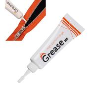 Lubricante para Cremalleras,10g Lubricante Eficaz para Cremalleras,Grasa para Cremallera,Lubricante de Grasa,Cremallera De Grasa (Blanco, 10g)