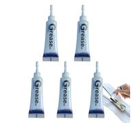 Lubricante para cremalleras metálicas - 10 g de grasa para tubos pequeños 2x2x6 cm | Lubricante bisagras de puertas de fácil aplicación, automóvil, ropa, bolsos, previene el ruido, la oxidación y